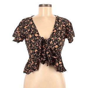 NWT Sim and Sam Floral Blouse S